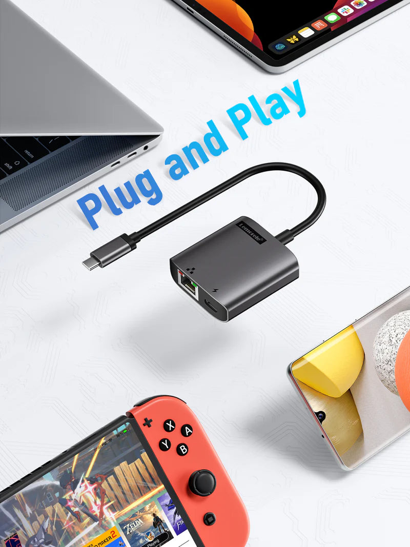 USB-C to RJ45 Network Port Converter 【TC35L】 Lemorele Kenya