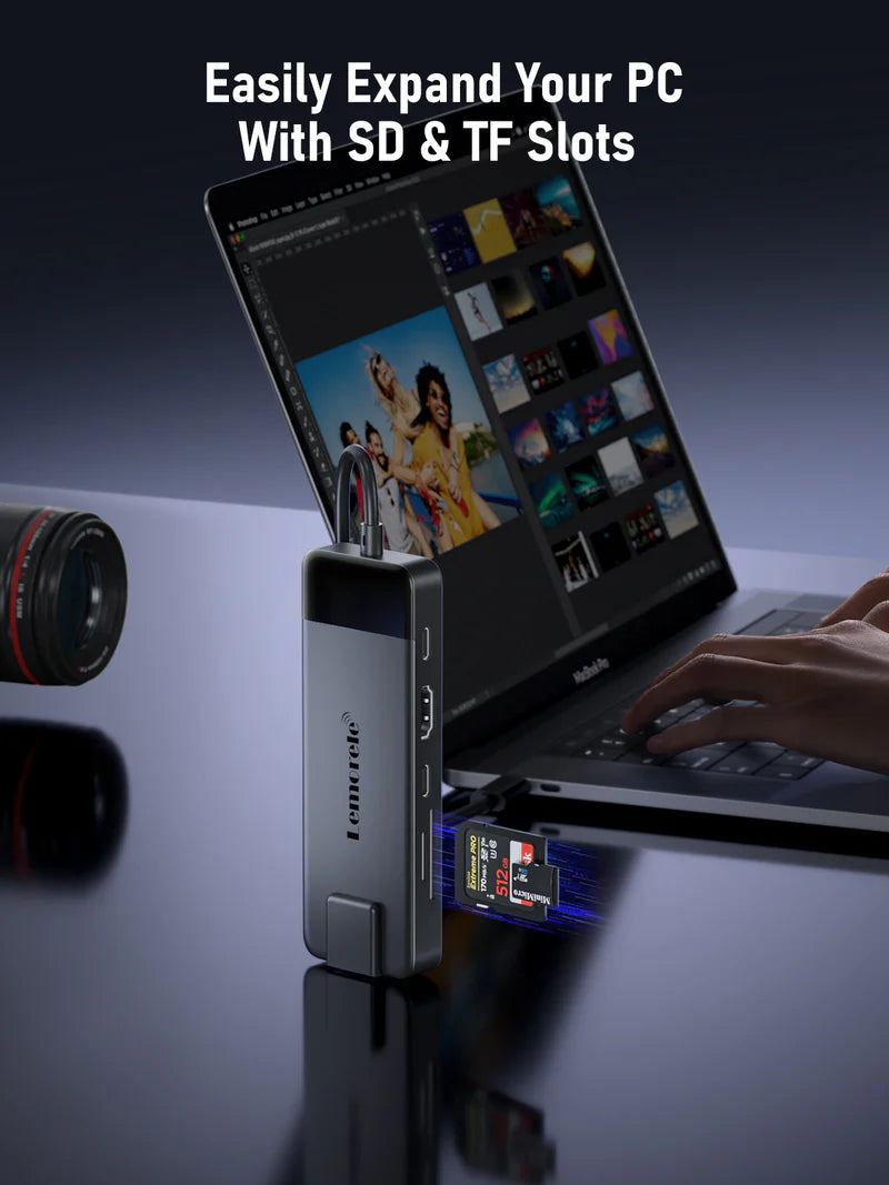 USB C Hub Multiport Adapter 10-in-1 USB C Dongle 【#TC93】Lemorele Kenya