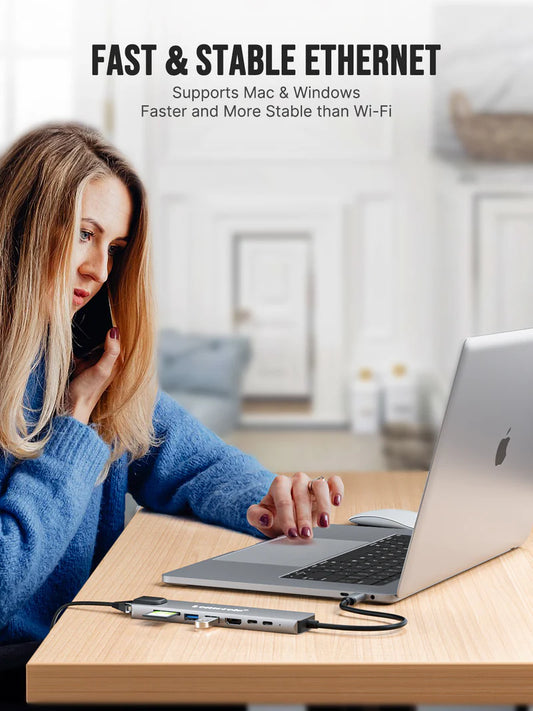 Lemorele 8 in 1 USB-C Hub 【TC19-PLUS】Lemorele Kenya
