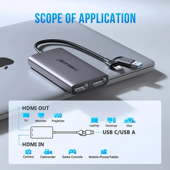 4K Capture Card HDMI to USB C & USB 3.0 【#AC02L】Lemorele Kenya