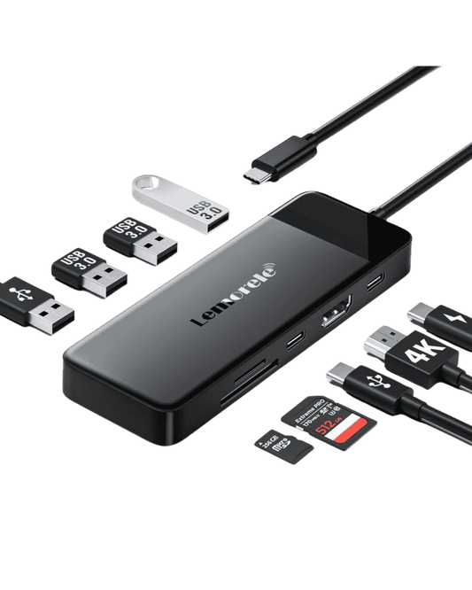 Lemorele 9-in-1 USB C Hub Multiport Adapter 【#TC92】Lemorele Kenya