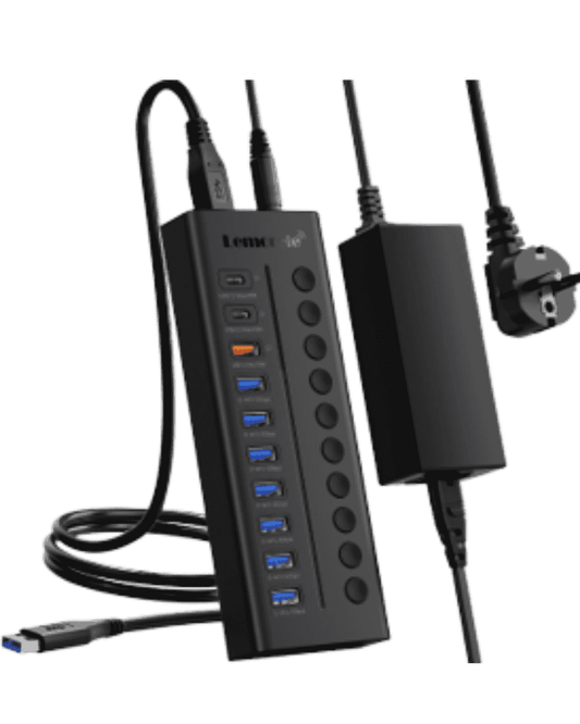 Lemorele 10 in 1 Triple Display Monitors USB A Docking Station 10 in 1【#TC121】