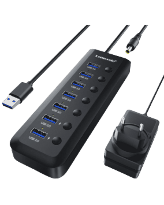 Lemorele 7 in 1 Triple Display Monitors USB A Docking Station 7 in 1【#TC111】 Lemorele Kenya