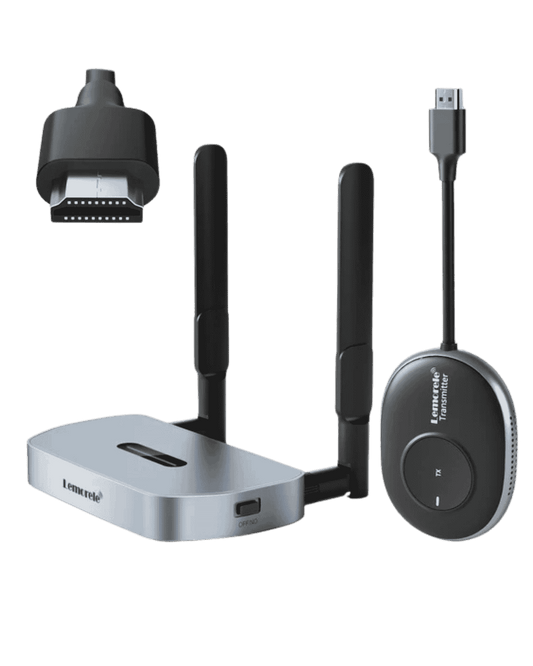 Lemorele HDMI Wireless Extender Streaming Video Kit for Switch,PS4 Laptop to HDTV/Projector/Monitor 【Q5R1-HDMI】