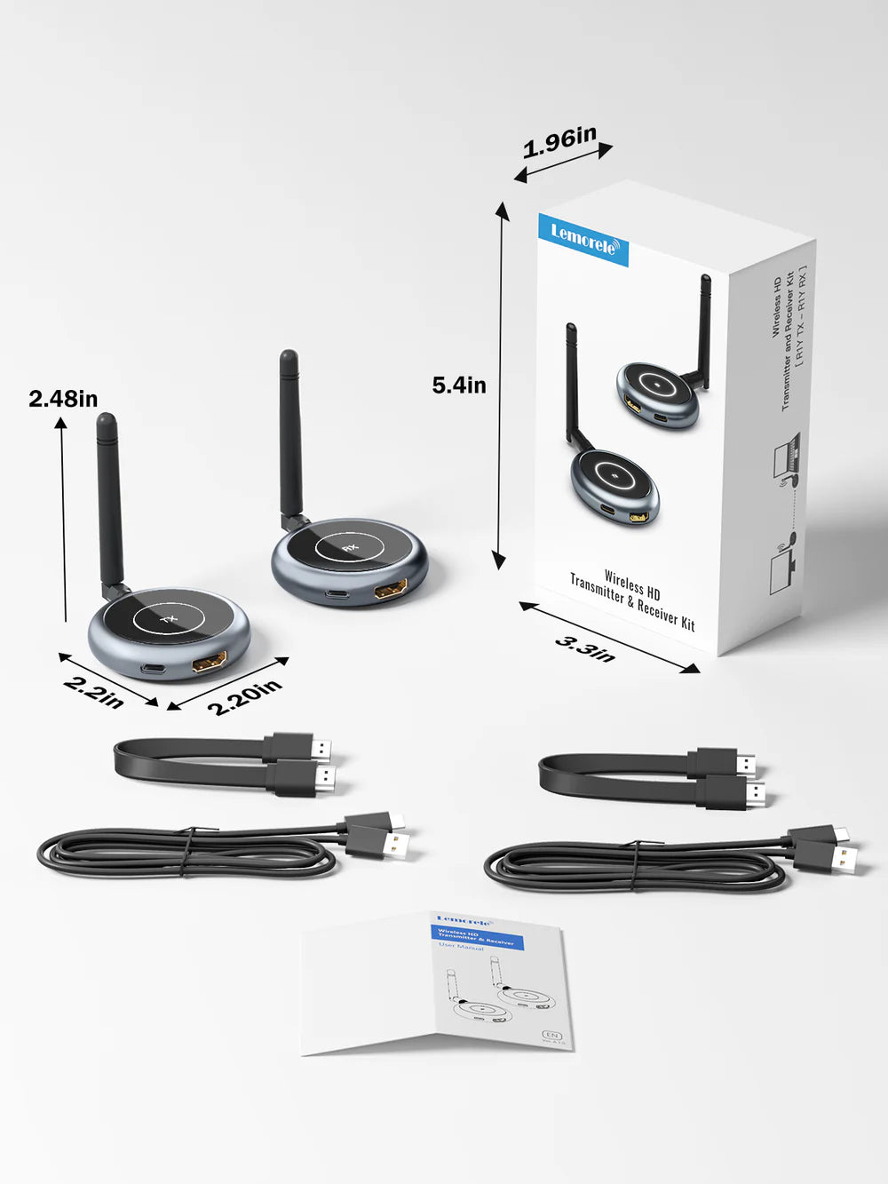 Lemorele 5G-WIFI Transmitter Kit 【R1Y】