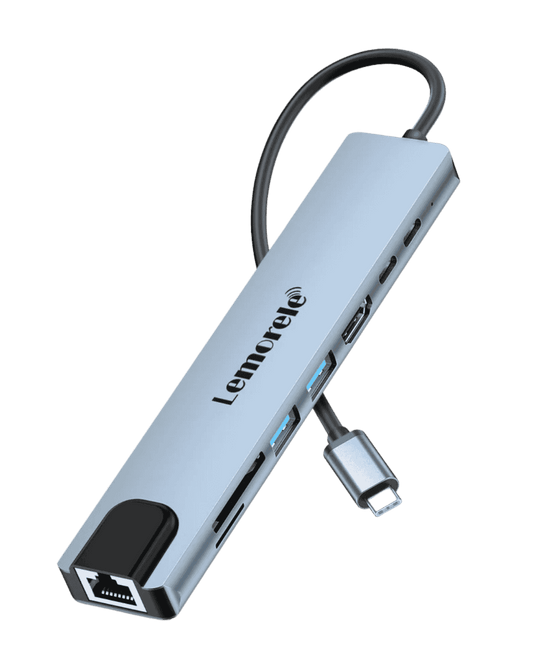 Lemorele USB C Hub 8 in 1 【#TC19L】Lemorele Kenya
