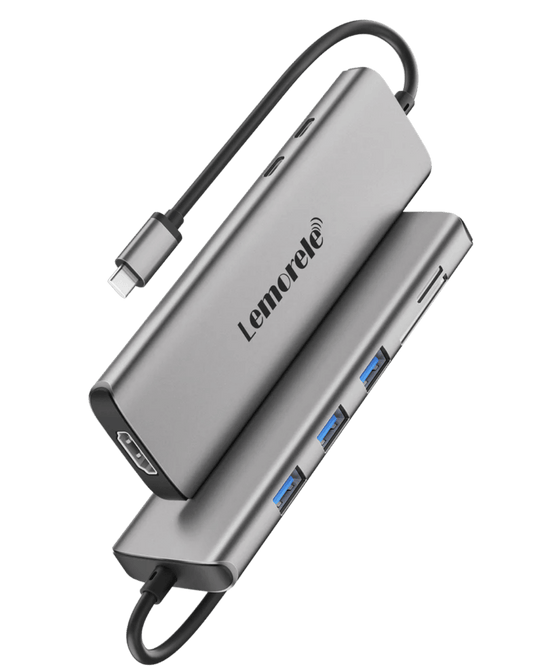 Lemorele USB C Multiport Adapter 8 in 1 【#TC38】Lemorele Kenya