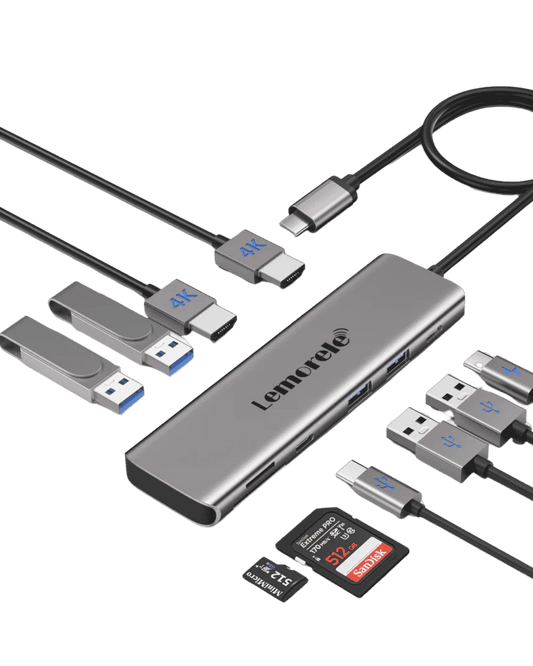 Lemorele USB-C 10-in-1 docking station 【TC91】Lemorele kenya