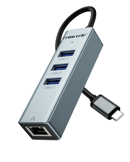 USB C to Ethernet Adapter 4-in-1【#TC43】Lemorele Kenya