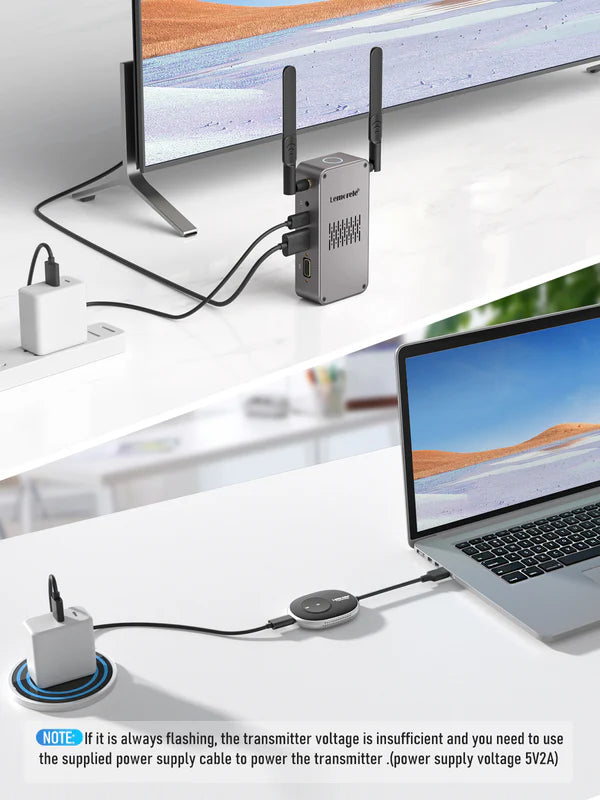 Lemorele Wireless HDMI Extender 4K R18【#R18】