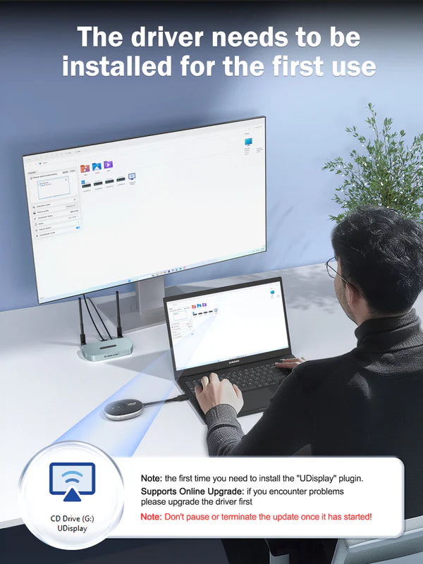 Lemorele HDMI Wireless Extender Streaming Video Receiver for Switch【Q5R1-USB-A】