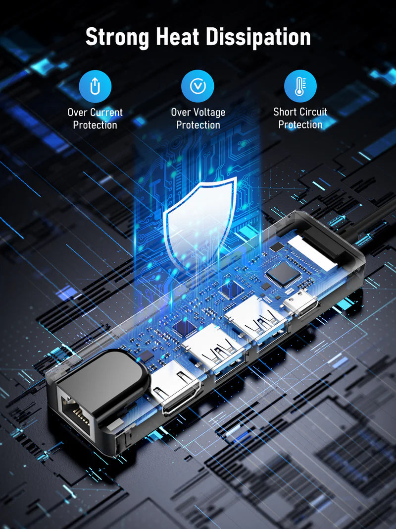 Lemorele 5 in 1 USB-C Hubs【TC15-PLUS】Lemorele Kenya