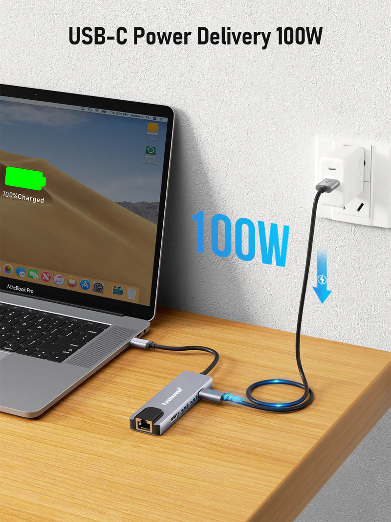 Lemorele 5 in 1 USB-C Hubs【TC15-PLUS】Lemorele Kenya