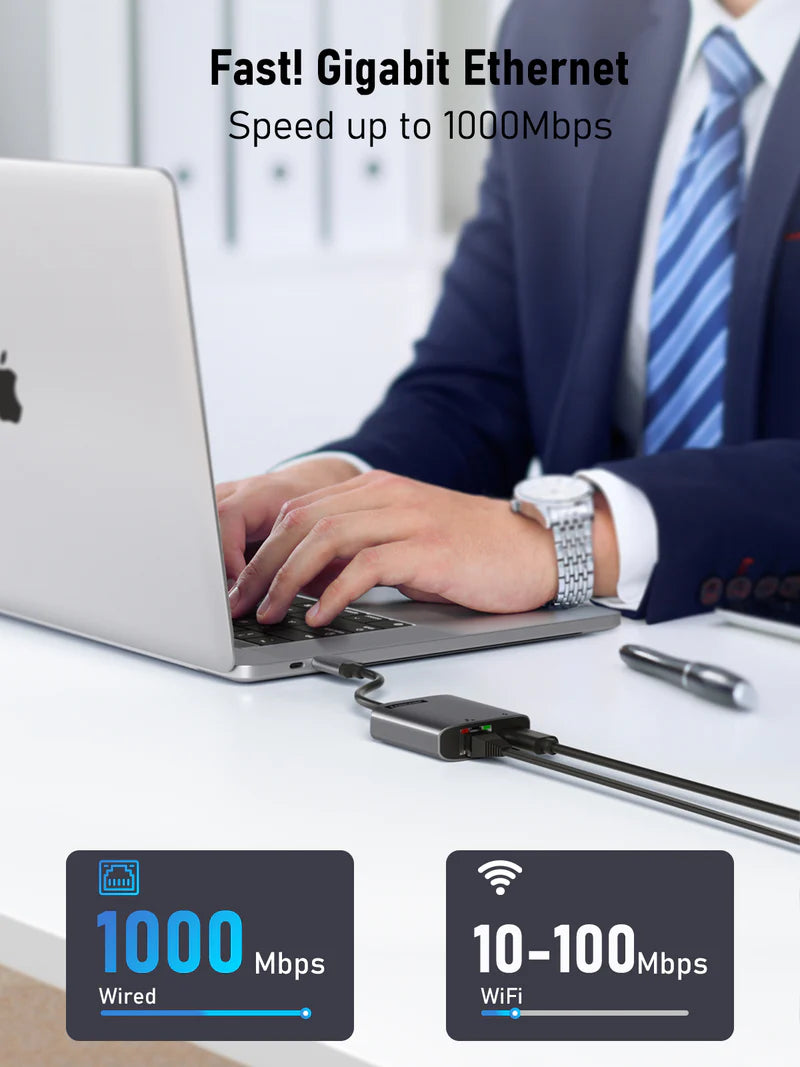 USB-C to RJ45 Network Port Converter 【TC35L】 Lemorele Kenya