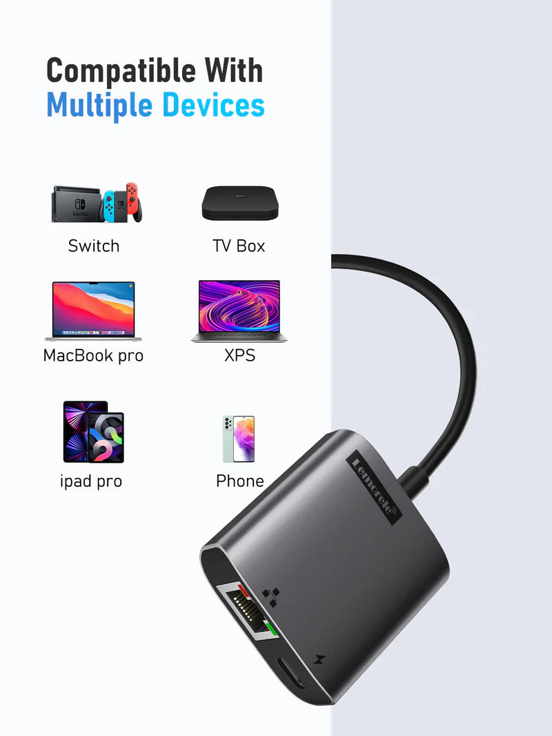 USB C to Ethernet Adapter【#TC35】 Lemorele Kenya