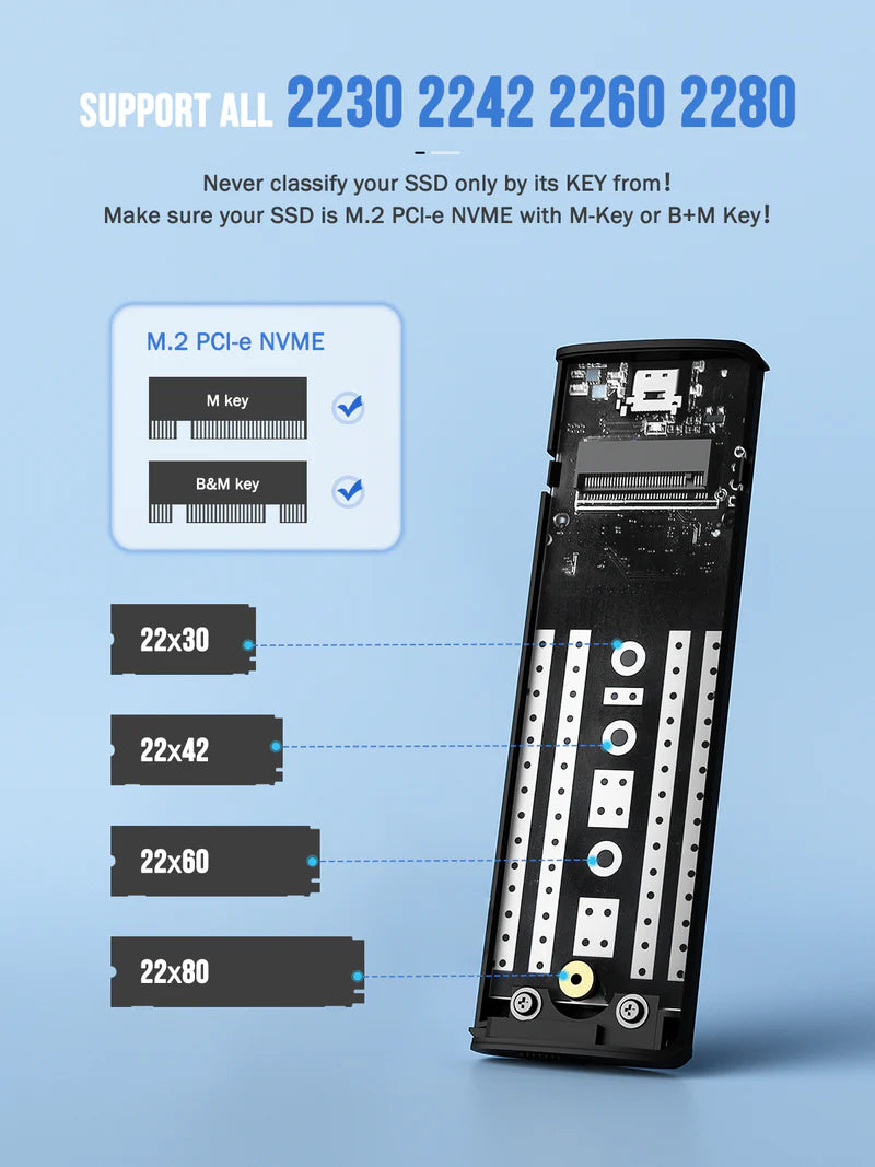 Lemorele M.2 NVMe SSD Enclosure【SD1L】Lemorele Kenya