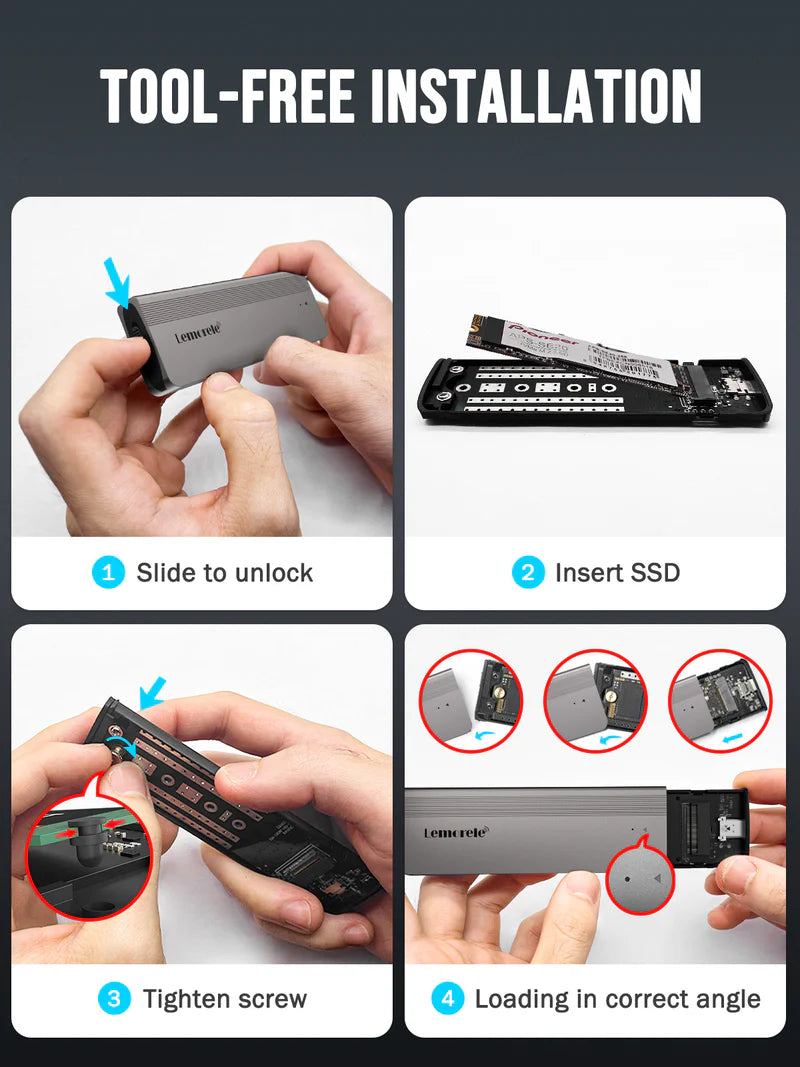 Lemorele Solid State Drive Box (SSD box) 【SD2L】Lemorele Kenya