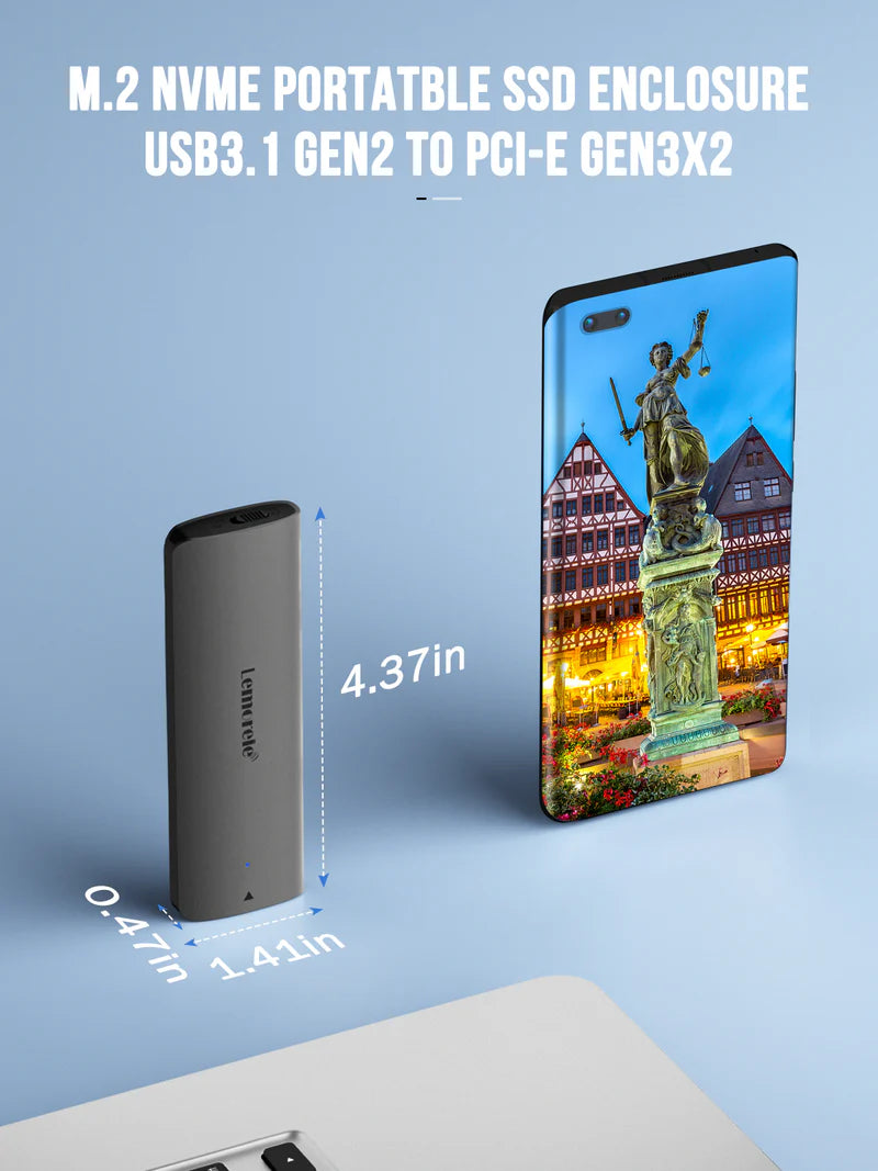 Lemorele M.2 NVMe SSD Enclosure【SD1L】Lemorele Kenya