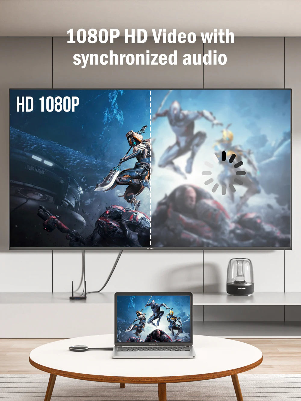 Lemorele 4K HDMI Wireless Transmitter and Receiver 【G50R20】