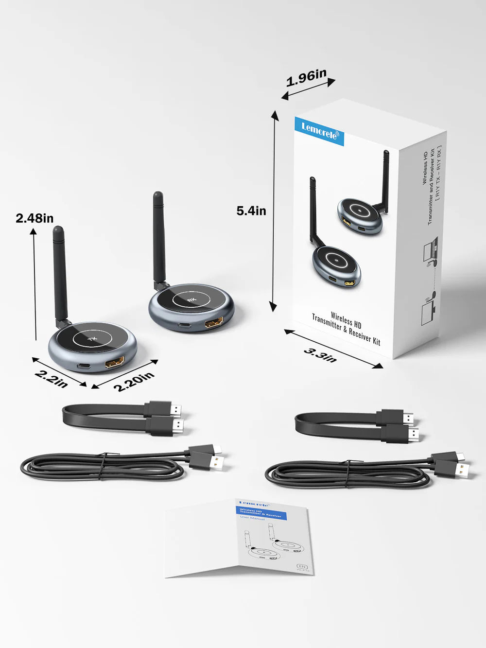Lemorele 5G-WIFI Transmitter Kit 【R1Y-RX】