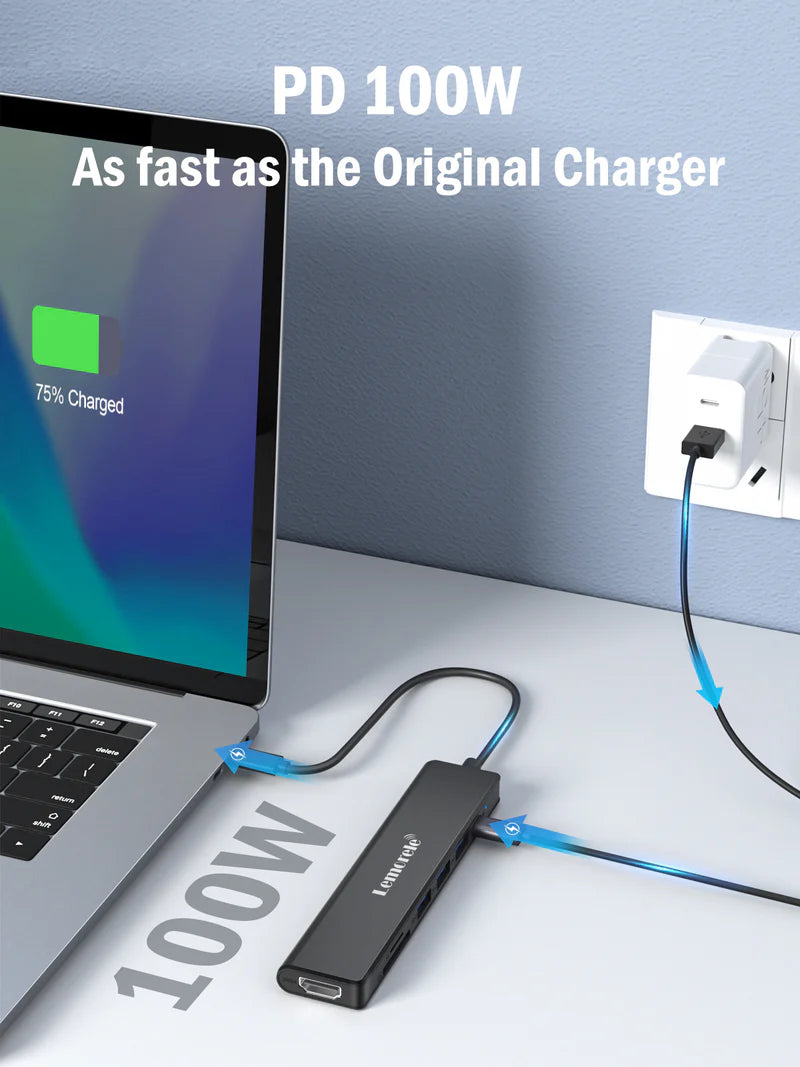 USB C Hub 7 in 1【#TC70】 Lemorele Kenya