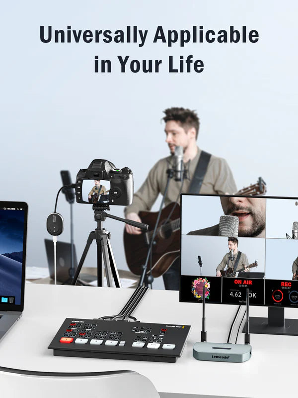 Lemorele HDMI Wireless Extender Streaming Video Kit for Switch,PS4 Laptop to HDTV/Projector/Monitor 【Q5R1-HDMI】