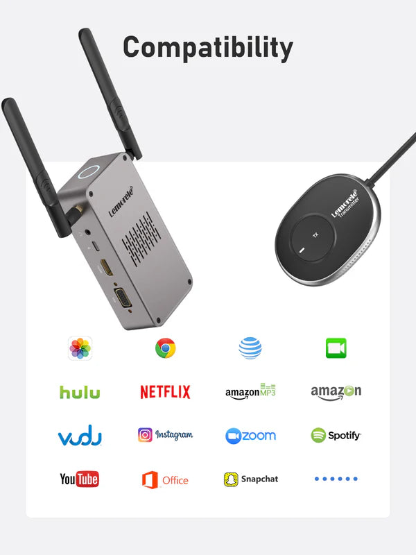 Lemorele Wireless HDMI Extender 4K R18【#R18】