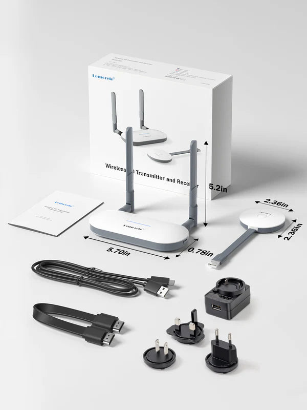 Lemorele Wireless HDMI USB-A Transmitter Kit 【G60】